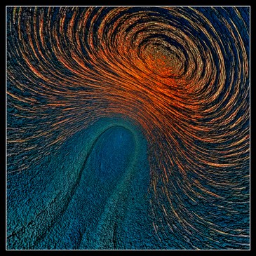 CICLO DELLA PSICANALISI - ORGONE SOLARE (omaggio a Wilhelm Reich), 2011-100x100